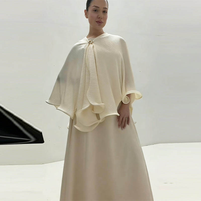 Woman Formal Wear - Romantic Graceful Shawl Dress Set Elegant