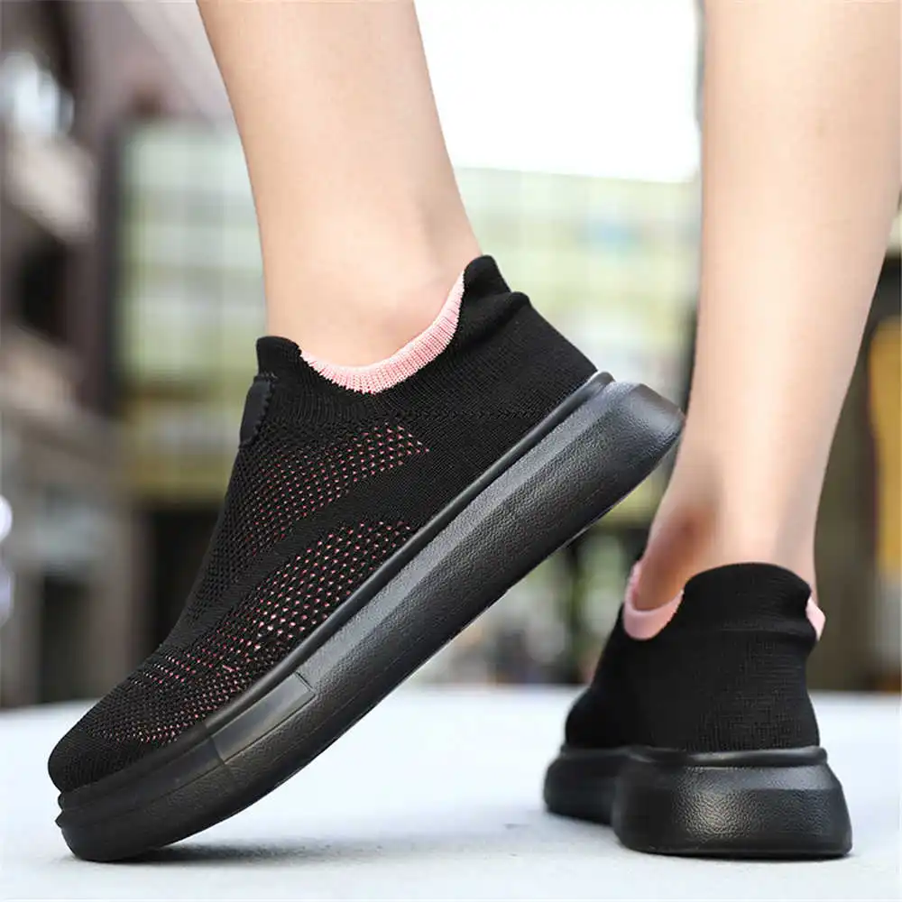 Women'S Formal Wear With Sneakers - Platform Stockings Brown Shoes For Woman