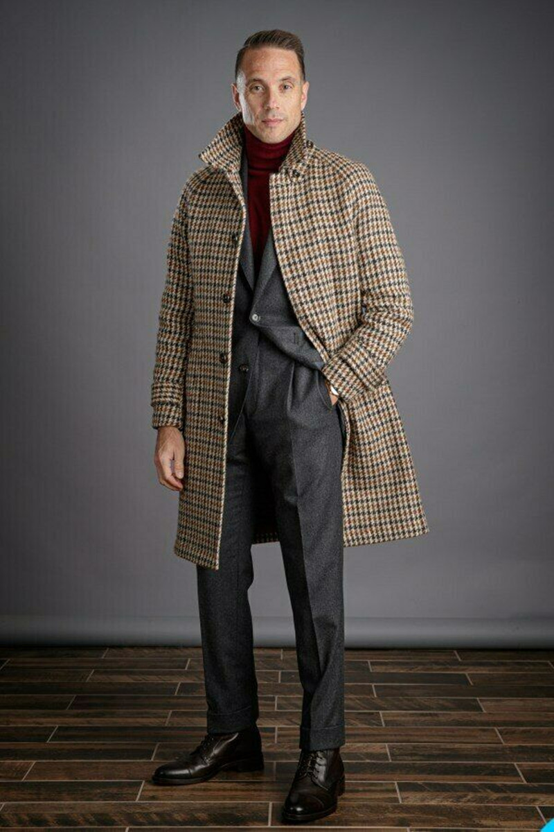 Long Woolen Men Coat Literatur - Tailored Coat Wool recension och pris