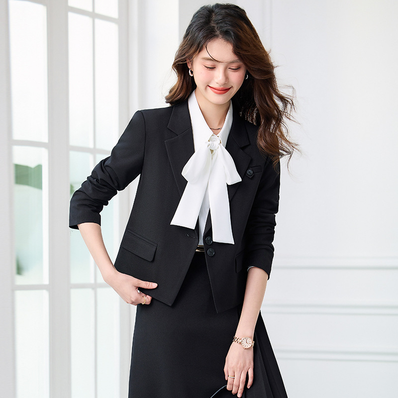 Gray women's suit set for spri - Women'S Formal Wear Petite recension och pris