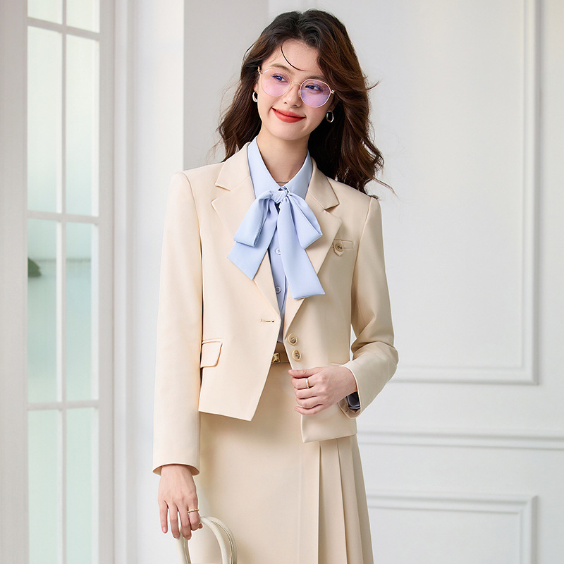 Gray women's suit set for spri - Women'S Formal Wear Petite recension och pris