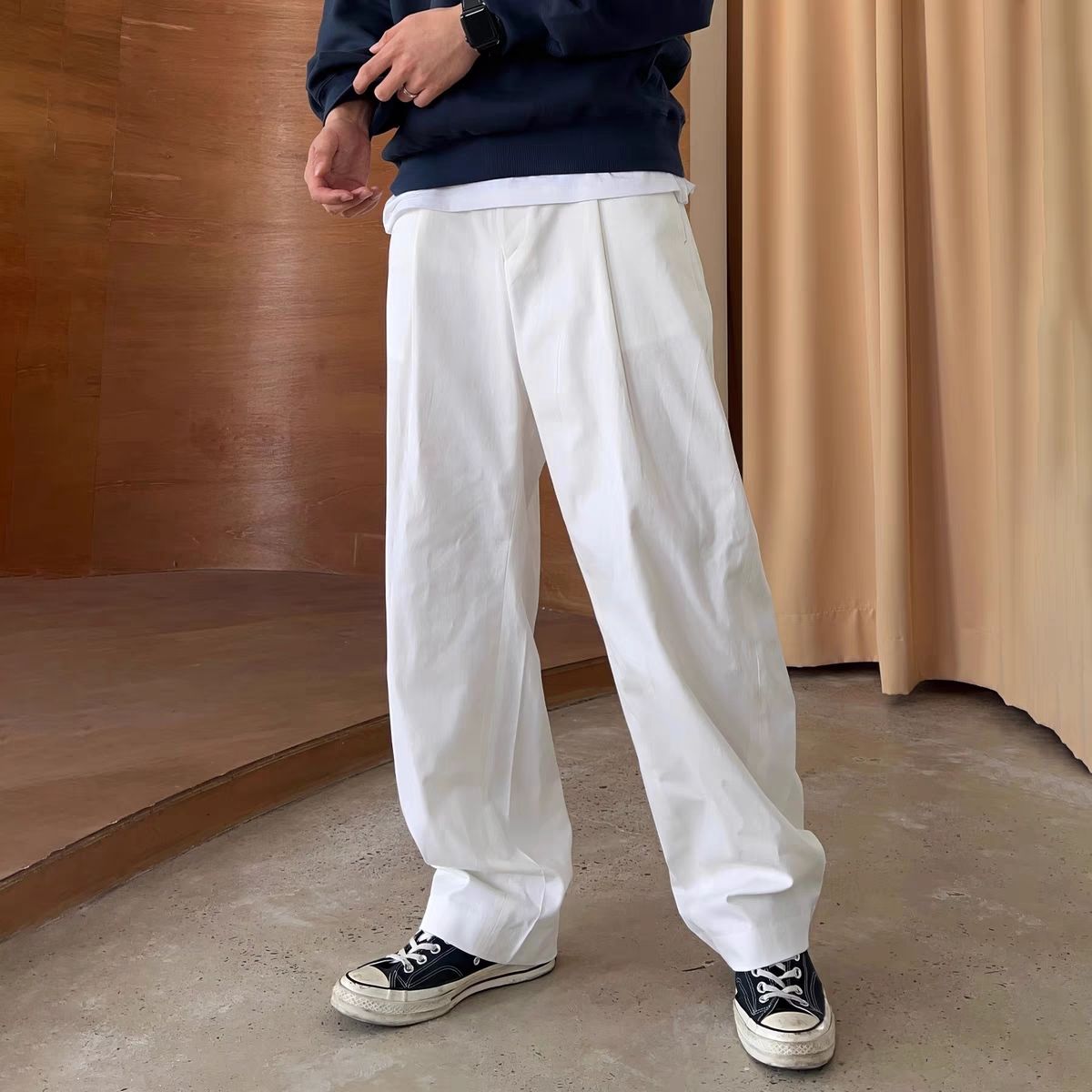 GELITAYIN Male Trousers Tailor - Tailored Trouser Wide recension och pris