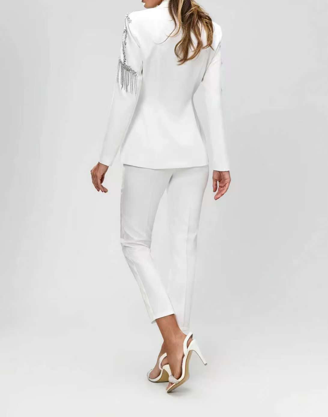 Crystals Beading Women Suit Se - Women'S Formal Wear Tuxedo recension och pris