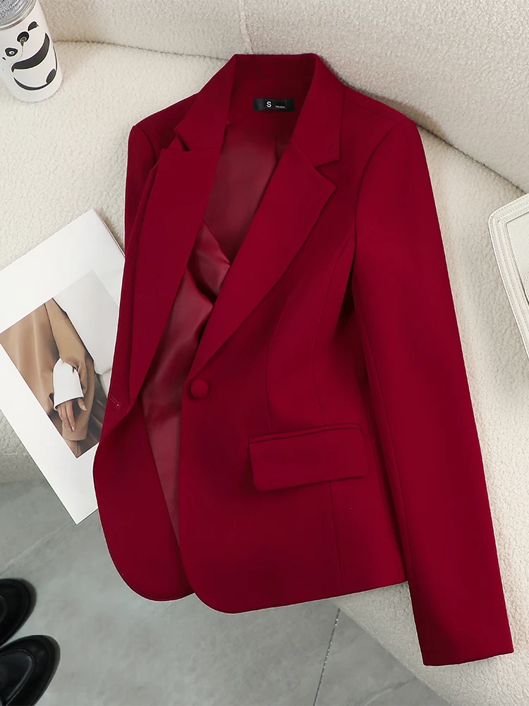Women Blazer Ladies Red Green  - Formal Winter Wear Women Jacket recension och pris