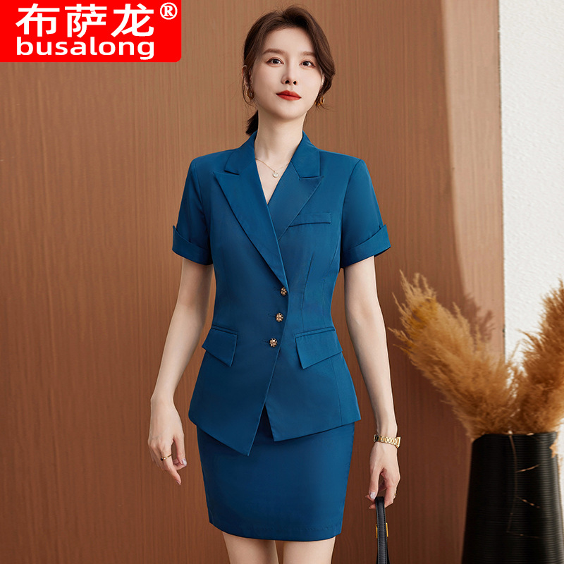 Short-sleeved professional bla - Women Formal Wear Sale recension och pris