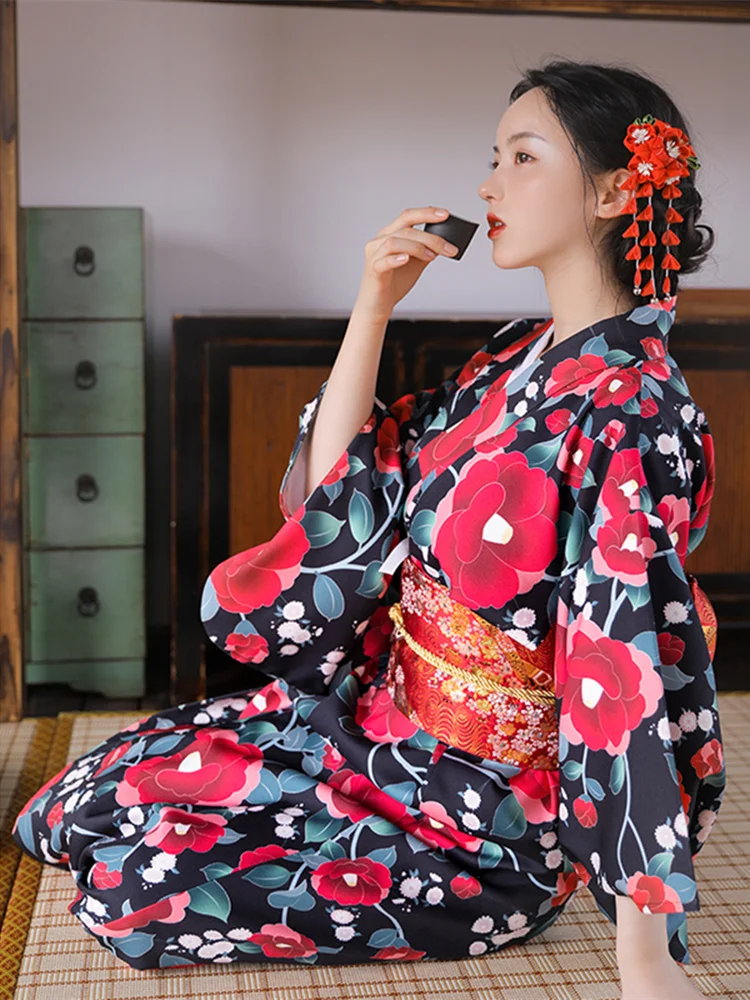 Vintage Style Women's Floral P - Japanese Women Formal Wear recension och pris