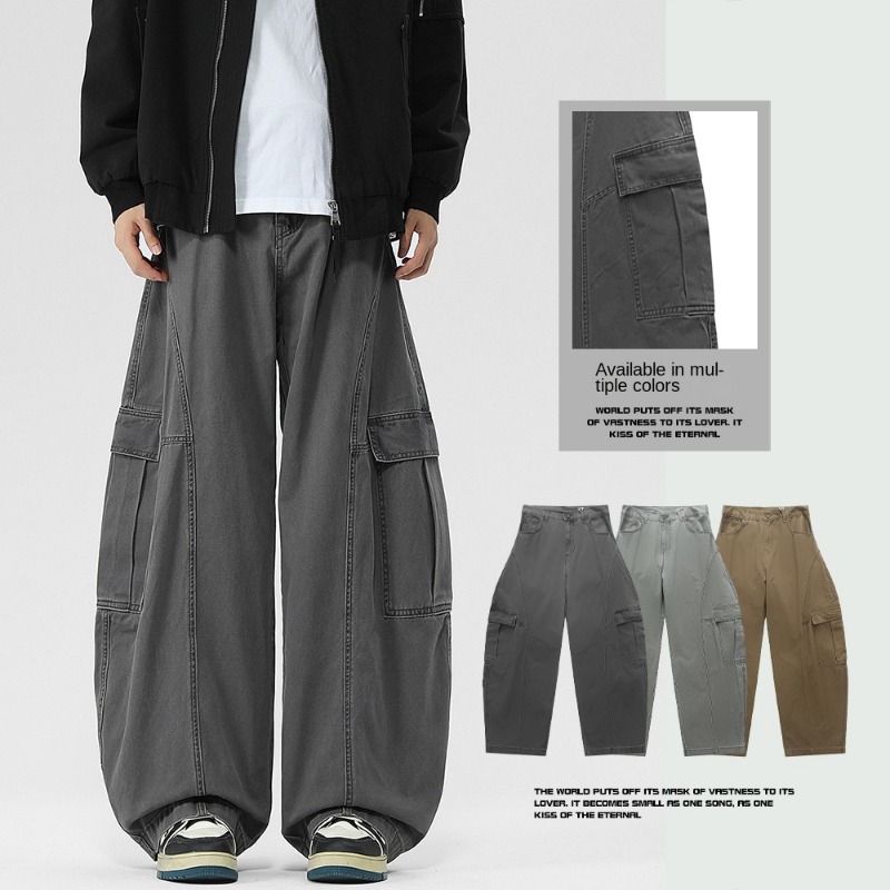 Mens American Vintage Curved C - Tailored Trouser Wide recension och pris