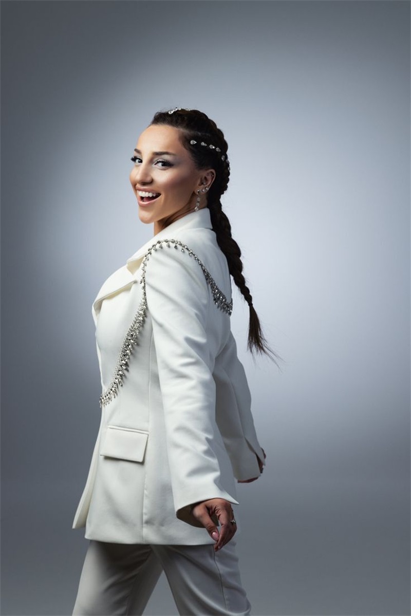 Elegant White Women Suits Set  - Women'S Formal Wear Tuxedo recension och pris