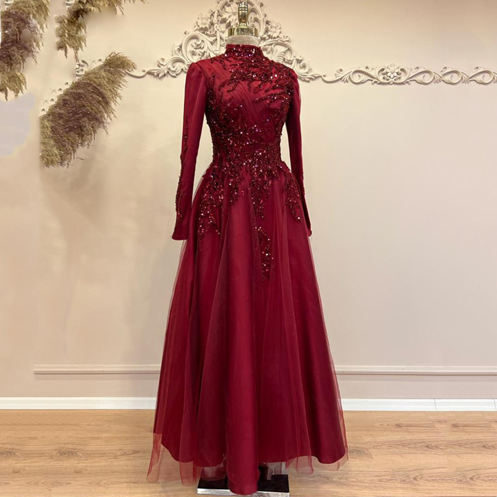 Beads Ankle Length A Line Prom - Women Formal Wear For Party recension och pris