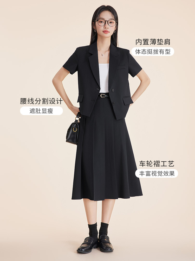 Gray women's suit set for autu - Women'S Formal Wear Petite recension och pris