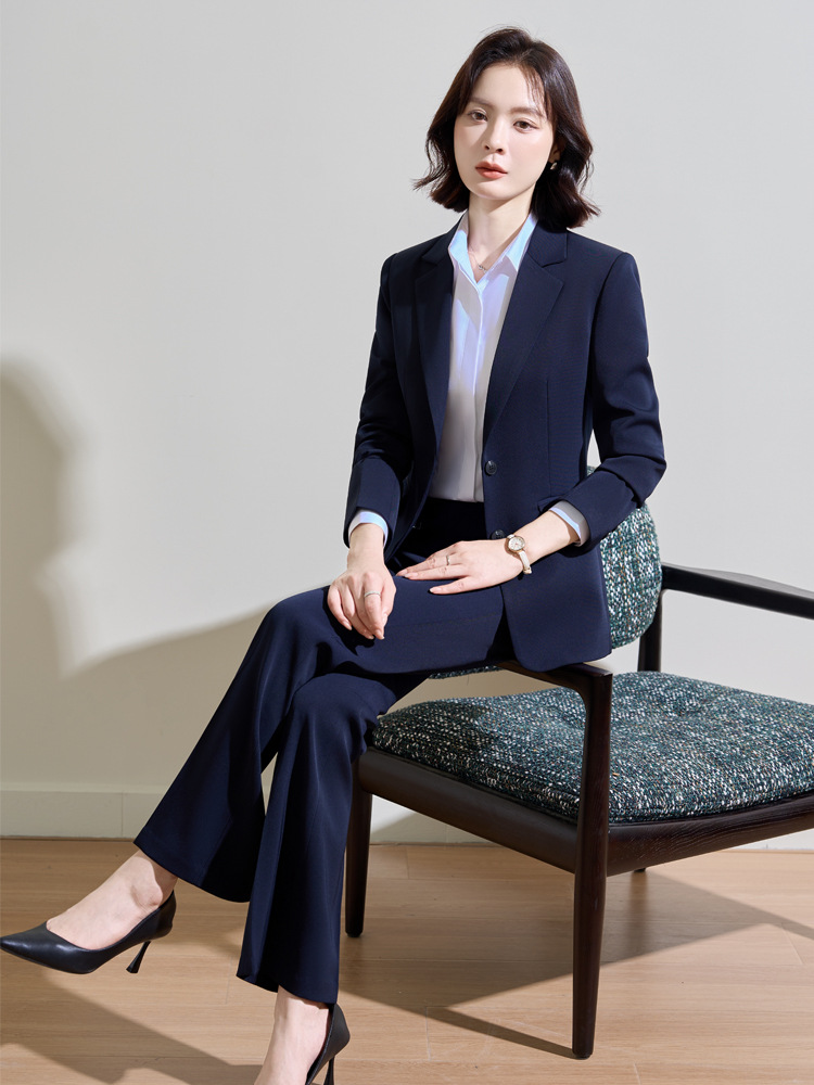 Navy blue professional suit fo - Women Formal Wear For Interview recension och pris