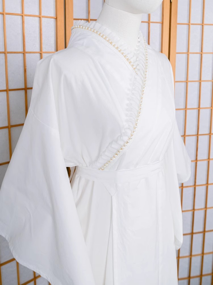 Lace-Trimmed Kimono Undergarme - Japanese Women Formal Wear recension och pris