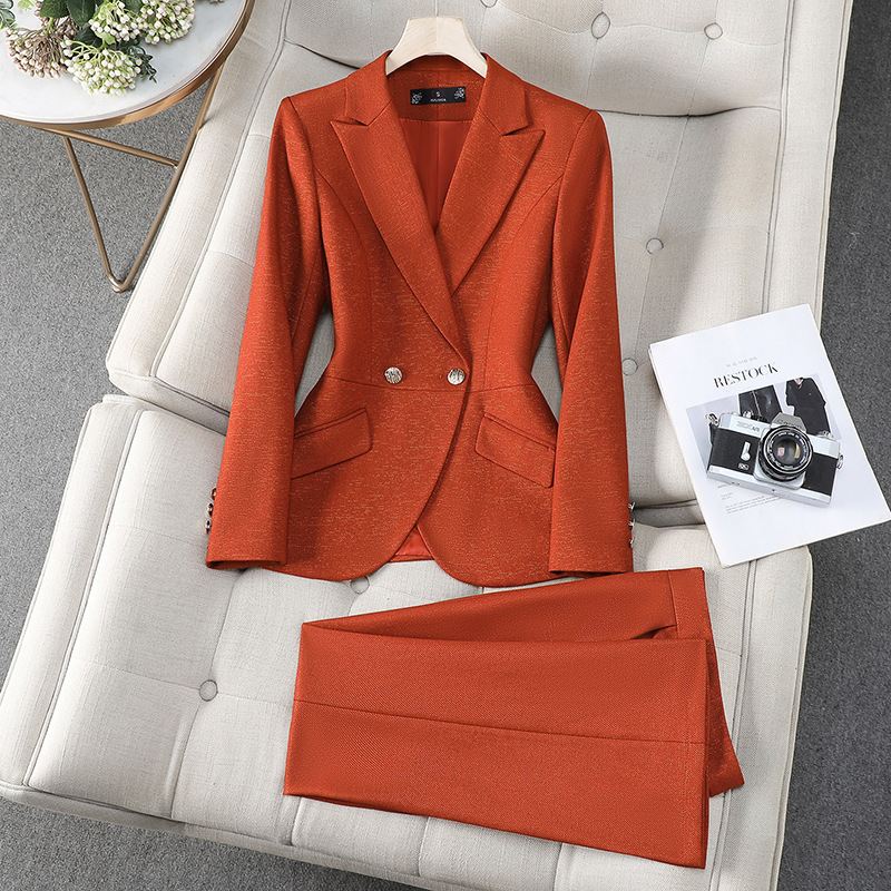 Autumn Winter Ladies Pant Suit - Formal Winter Wear Women Jacket recension och pris