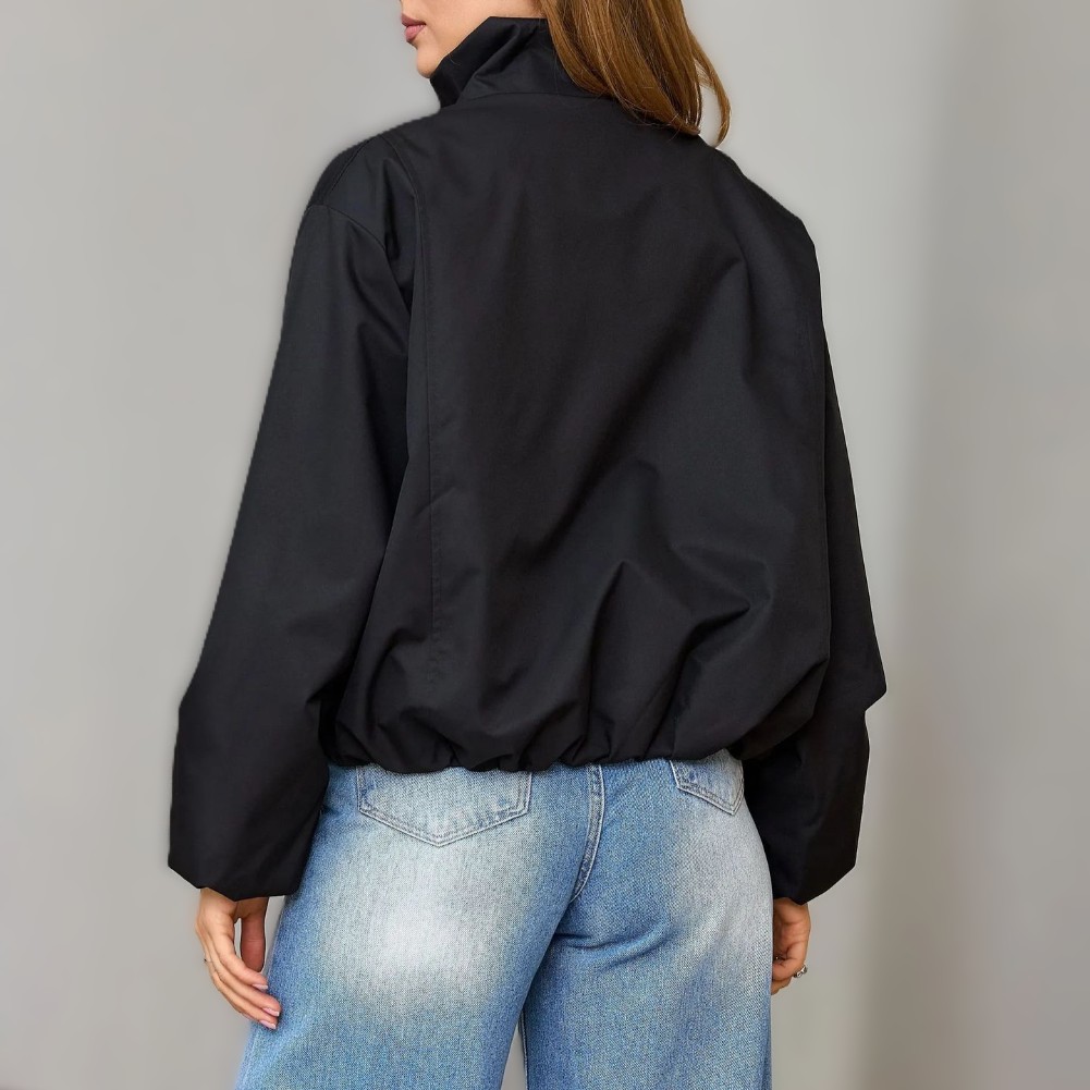 Womens Casual Stand Collar Jac - Formal Winter Wear Women Jacket recension och pris