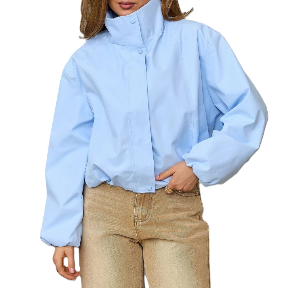 Womens Casual Stand Collar Jac - Formal Winter Wear Women Jacket recension och pris
