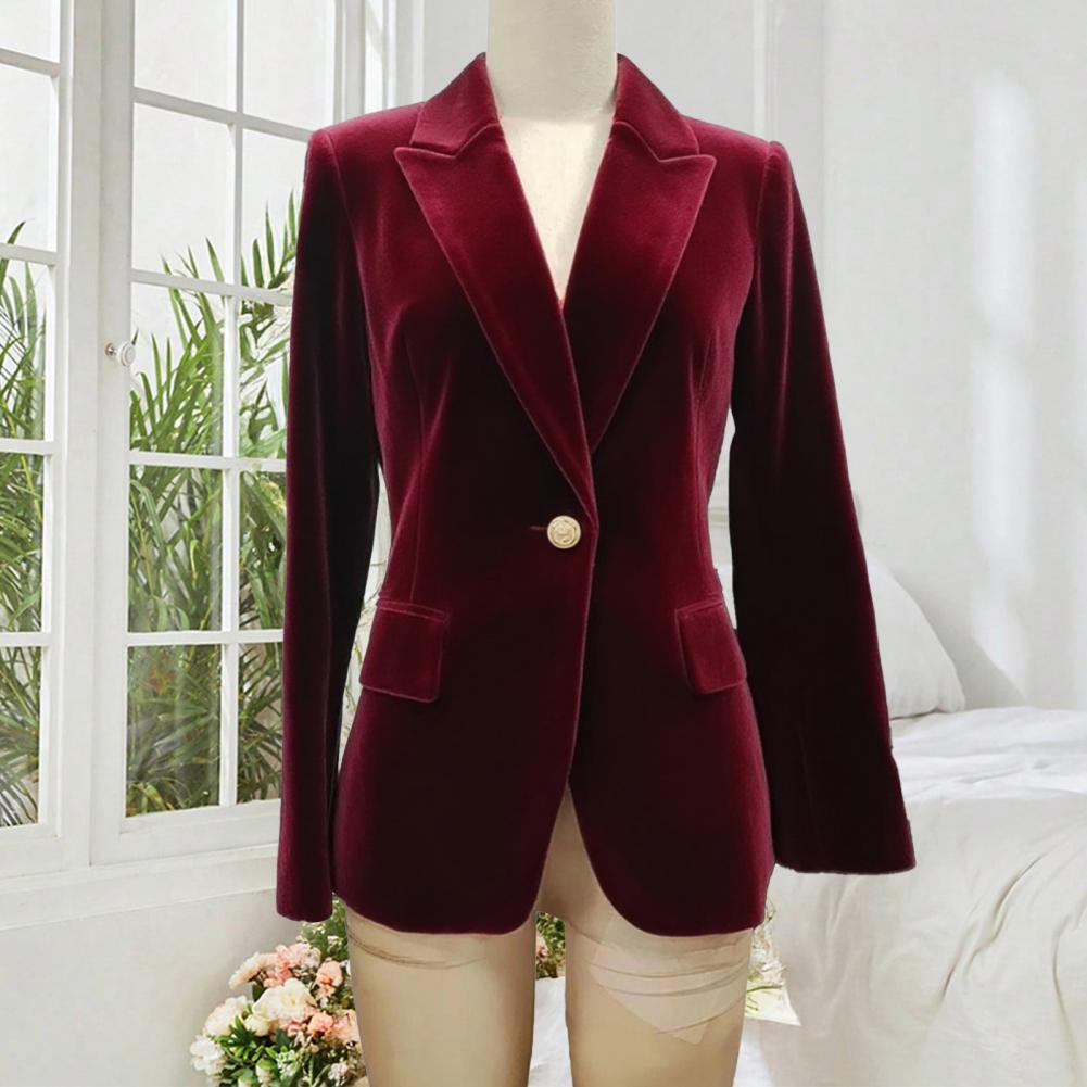 Velvet Large Size Women Prom P - Women'S Formal Wear Tuxedo recension och pris