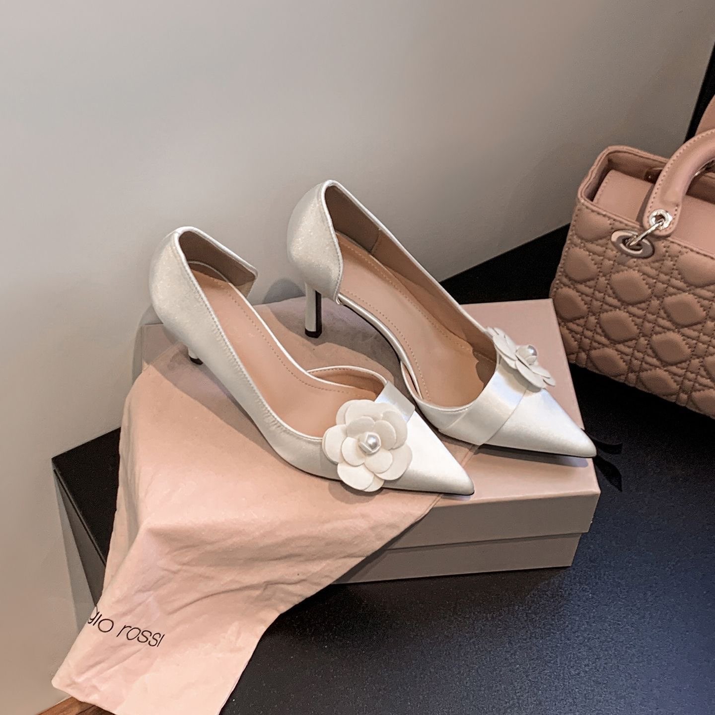 Satin Pointed Stiletto Pumps W - Women Formal Wear Sale recension och pris