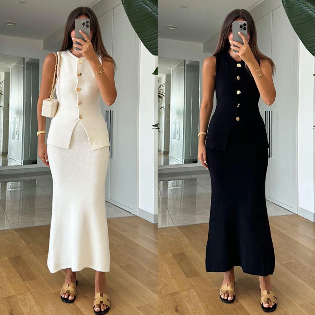 Round-neck Single-breasted Sle - Women Formal Wear Set recension och pris