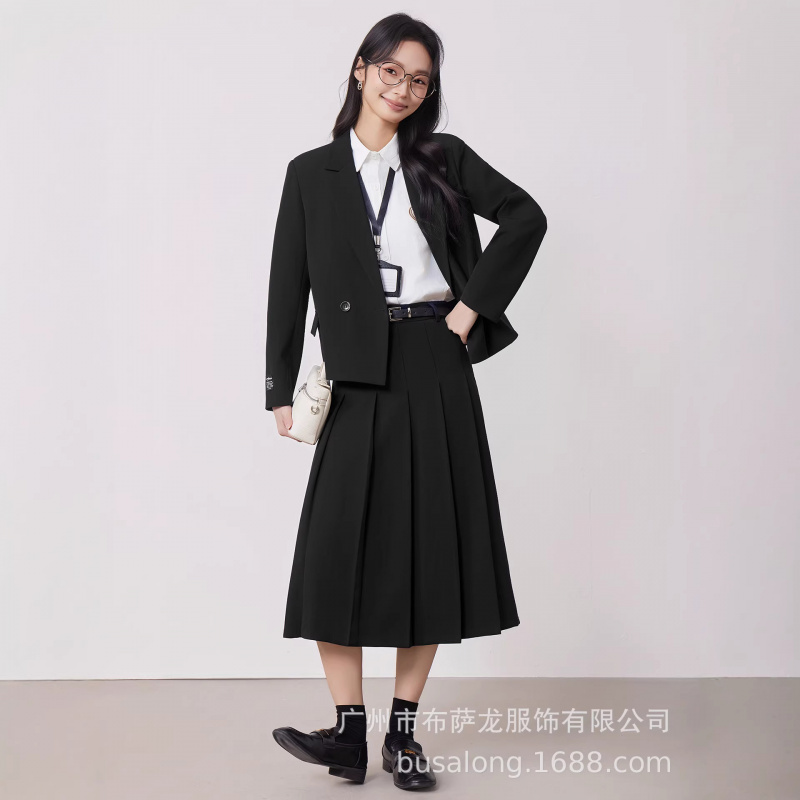 Gray women's suit set for spri - Women'S Formal Wear Petite recension och pris