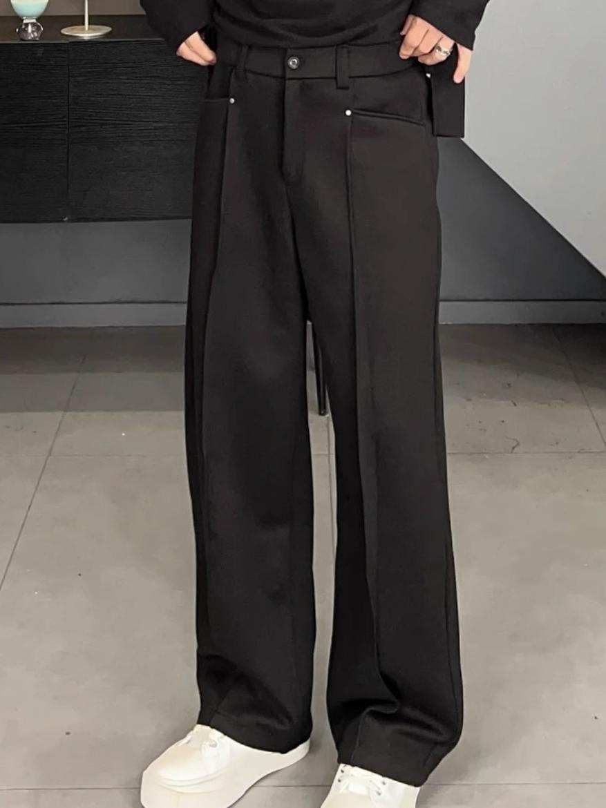 Korean Style Casual Pants Drap - Tailored Trouser Wide recension och pris